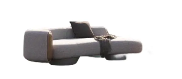 Sea foam gray sofa